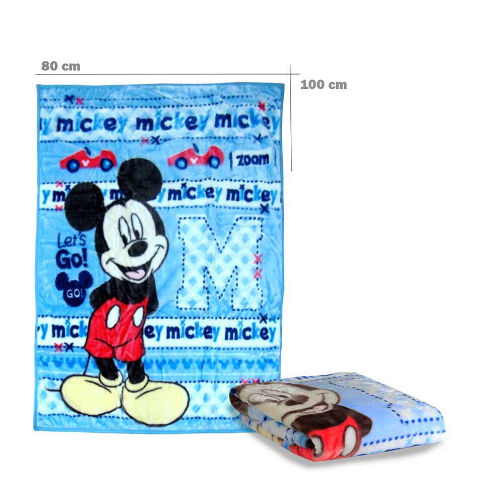 Manta Luxe Mickey Celeste Disney