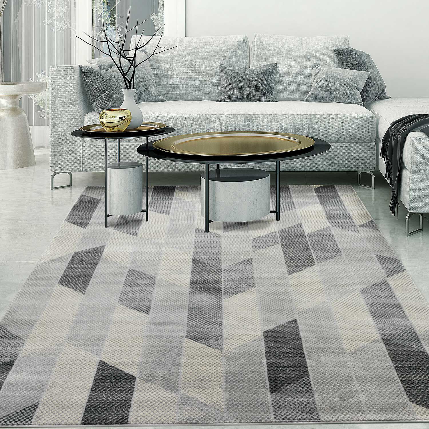 Alfombra Modalfo Babil Gris 200 x 290 cm