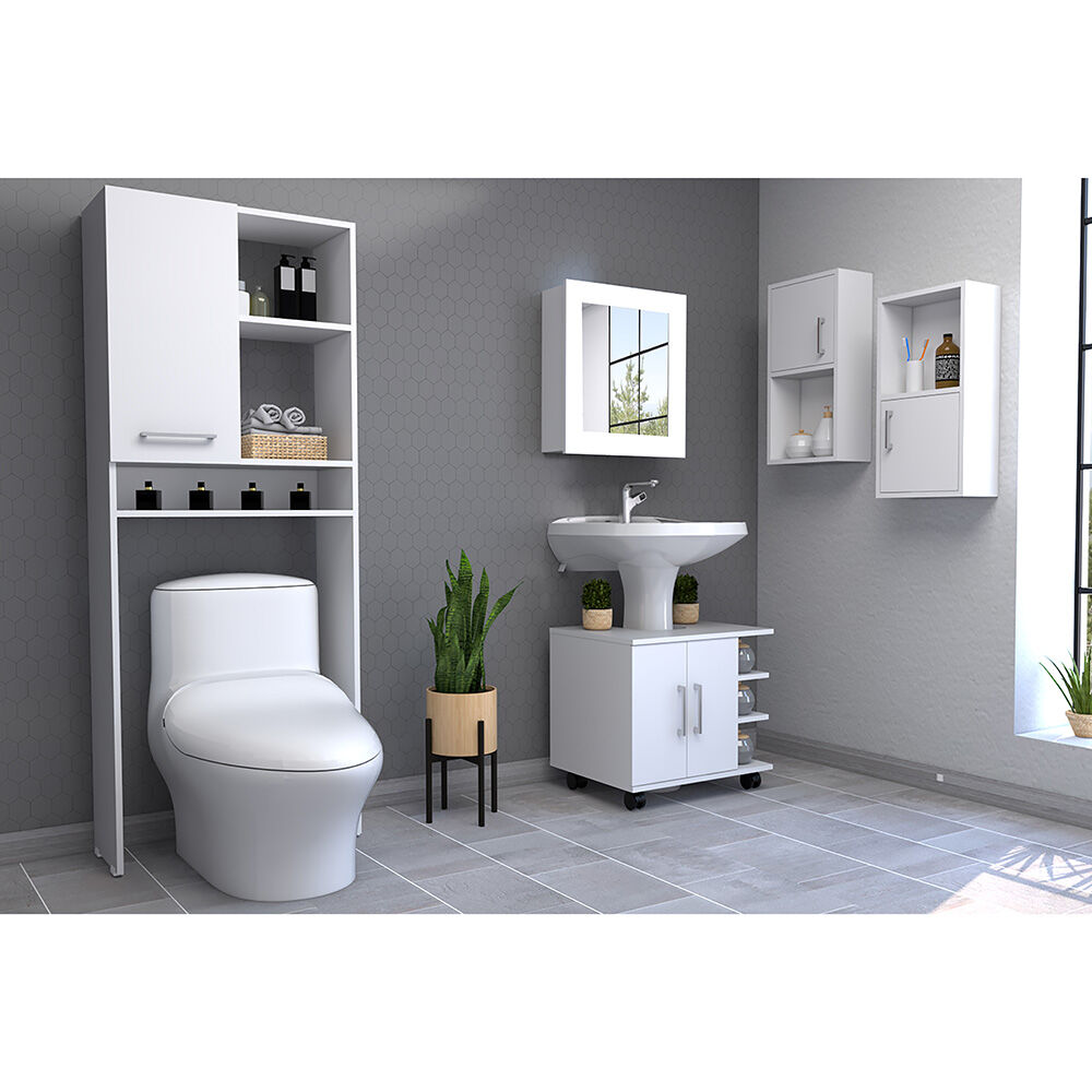 Botiquín + Optimizadores Lavamanos + Baño + Auxiliar X2 TuHome Big Bath