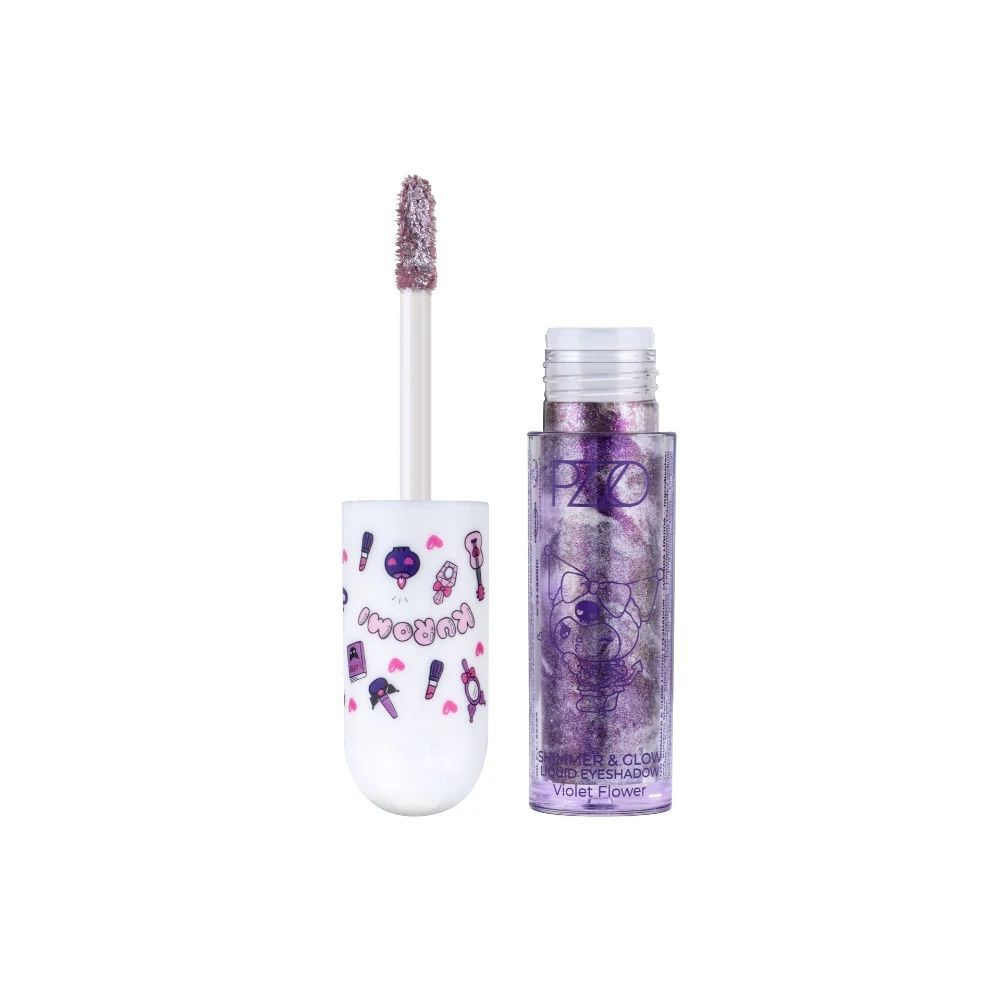 Sombra Liquida Shimmer & Glow Liquid Eyesh Violet Flower Kuromi