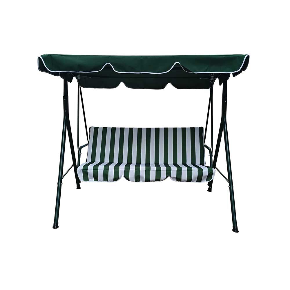 Sillón Columpio para Terraza Casanova 3 Cuerpos Verde Blanco