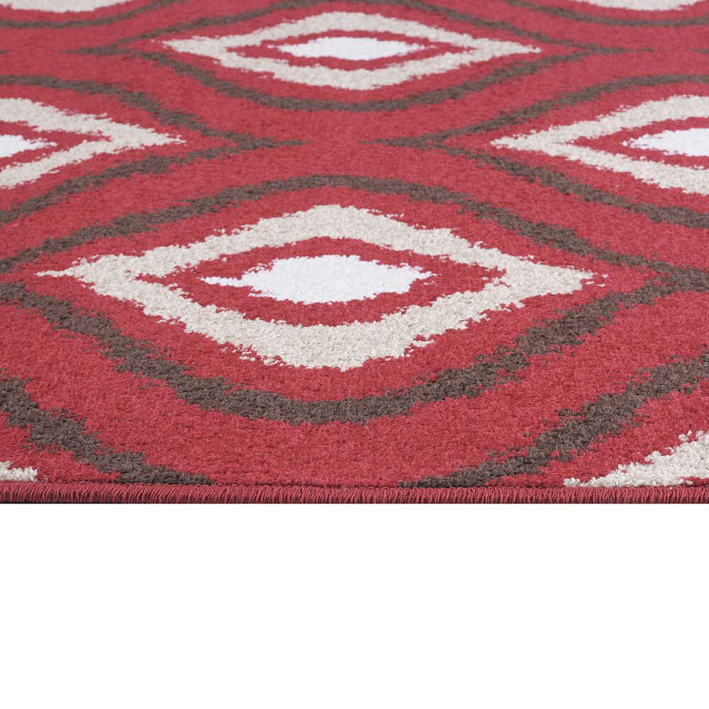 Alfombra Dib Kaleb 116 x 170 cm Rojo