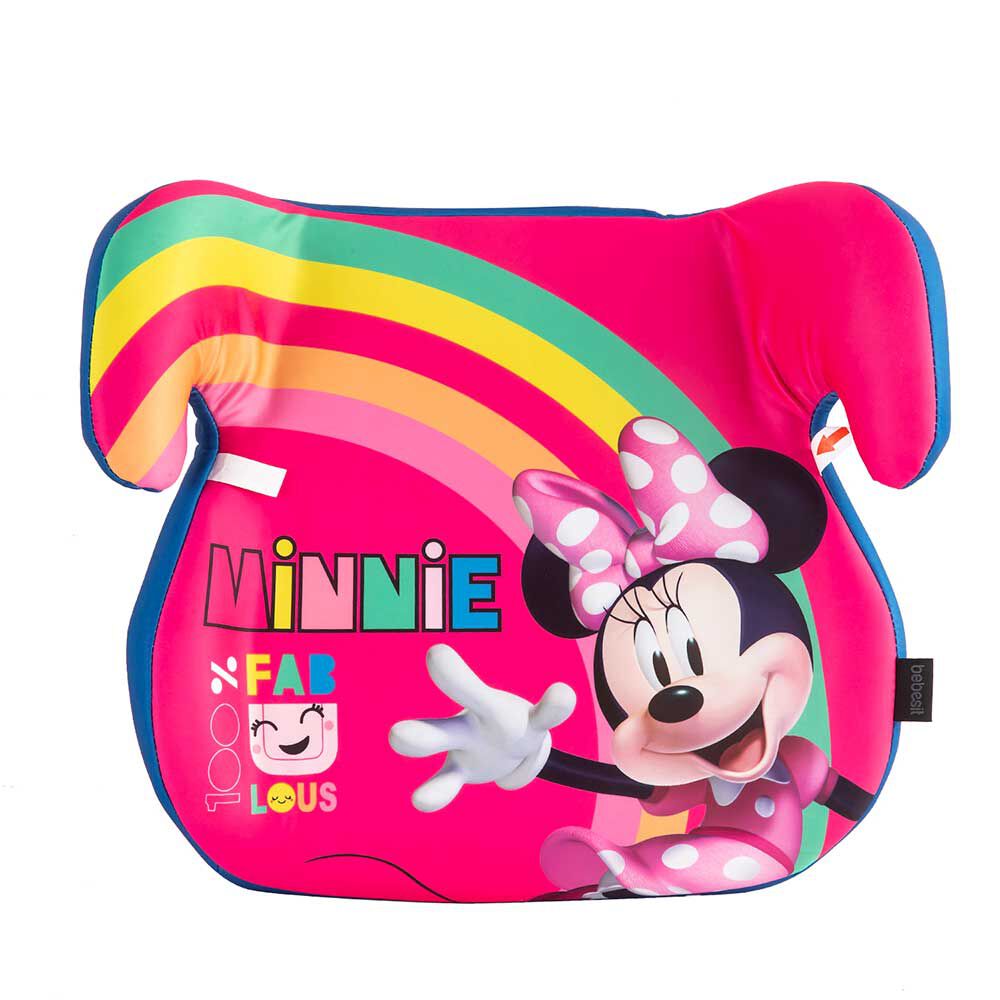 Silla de Auto Alzador Disney Minnie Rosado Bebesit