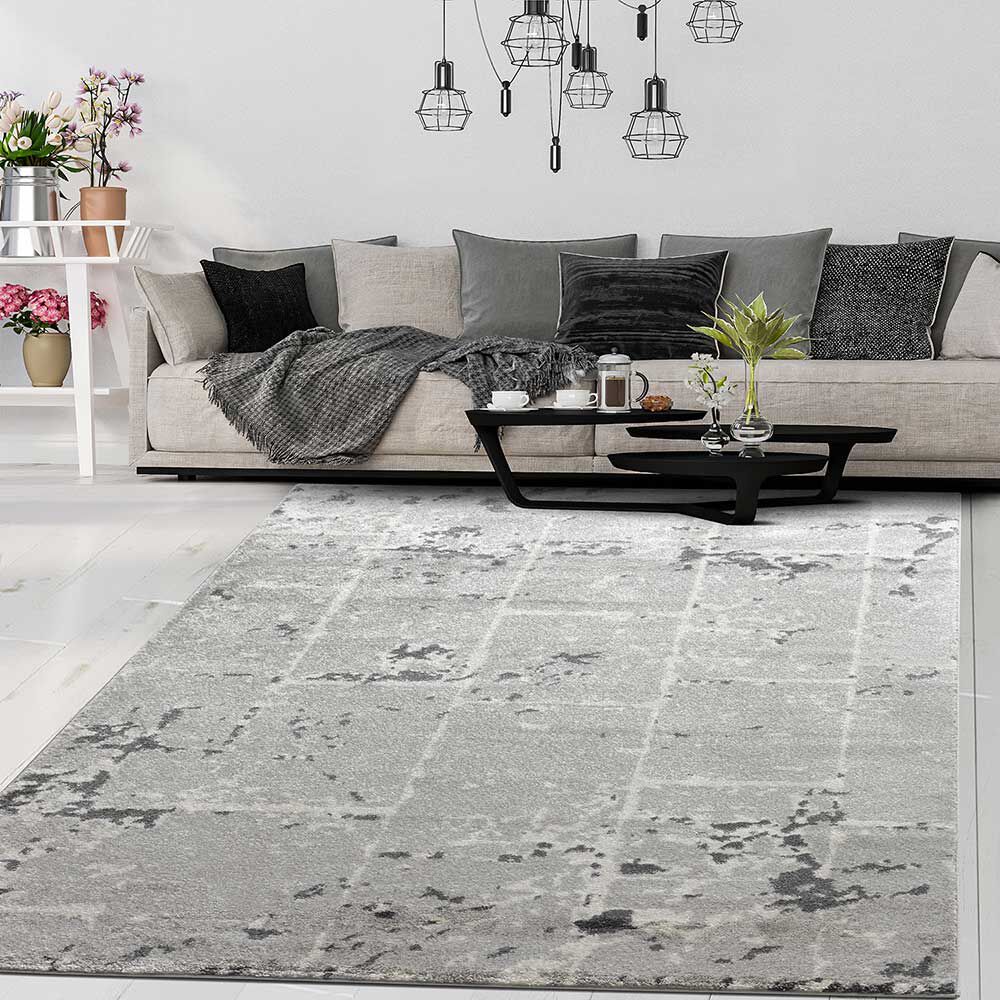 Alfombra  Modalfo Florida Gris 240 x 305 cm