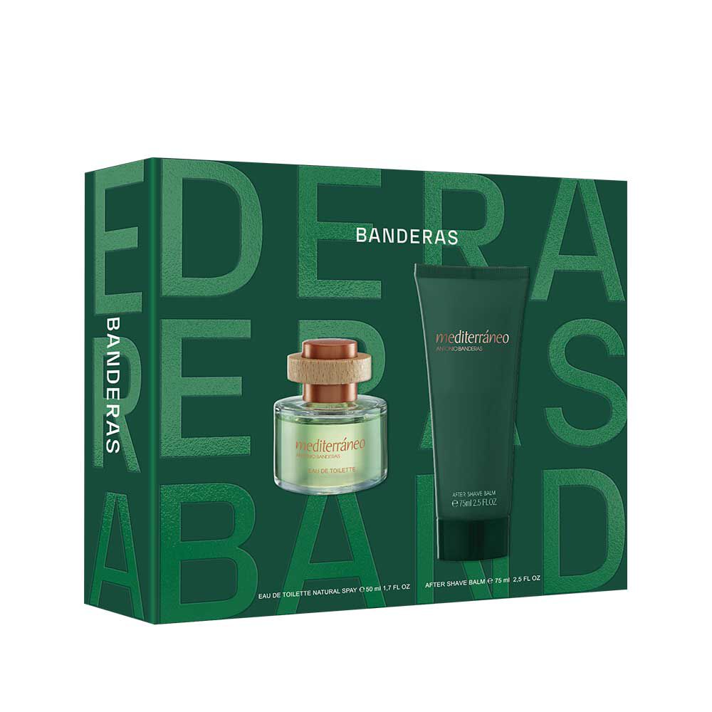Set Perfume Antonio Banderas Hombre Mediterráneo EDT 50ml + After Shave 75ml