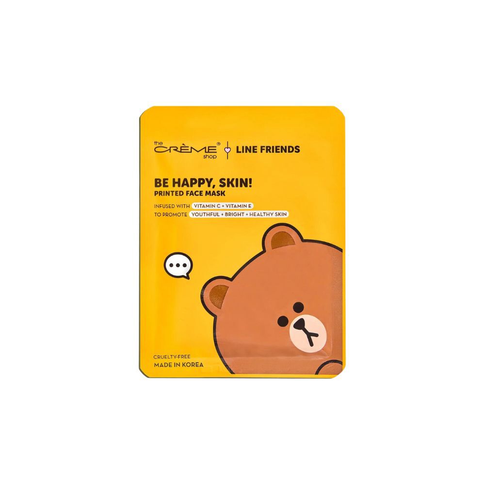 Mascarilla Iluminadora Line Friends con Vitamina C The Creme Shop