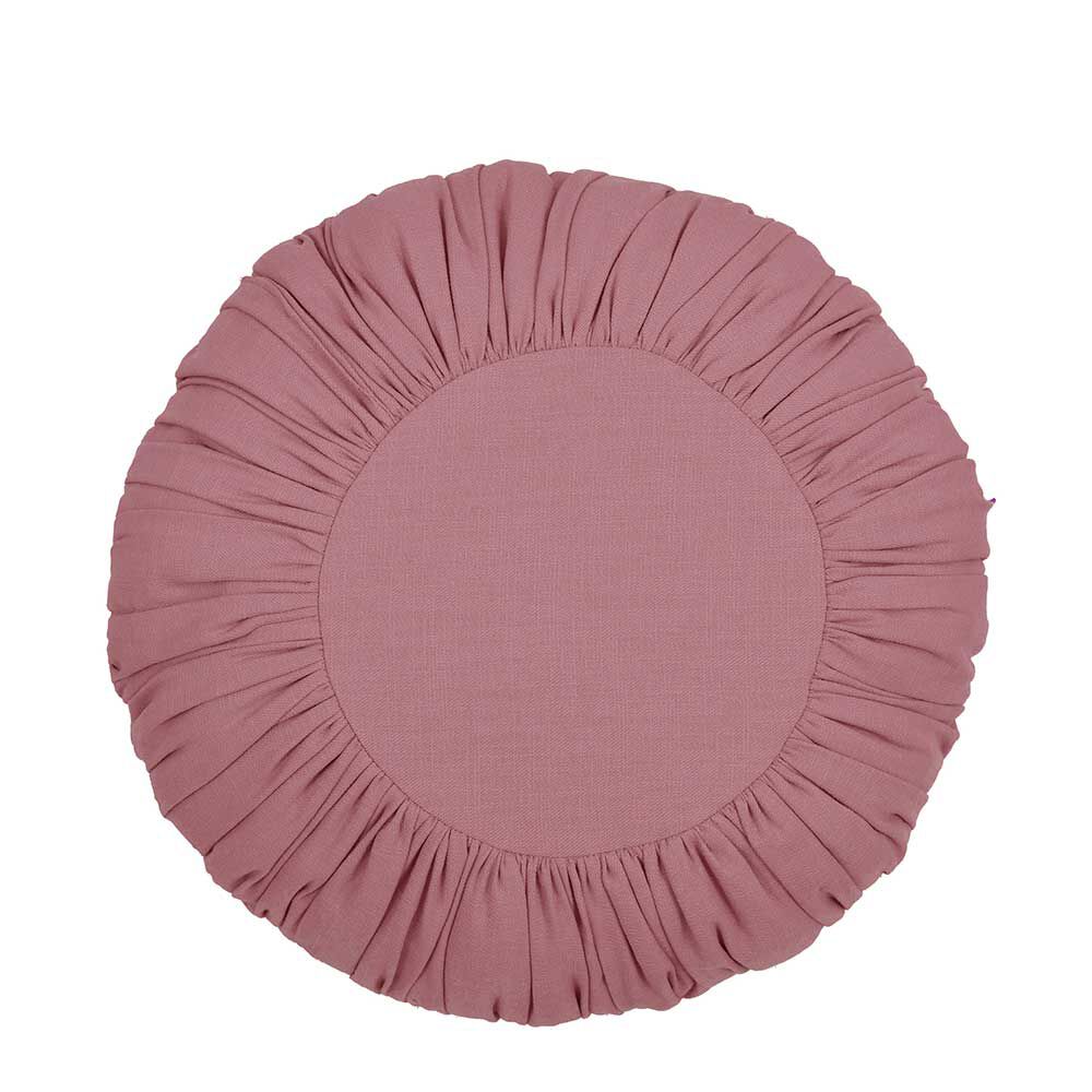 Cojín Arrugas Poliéster Sohome by Fabrics Rosado 40 cm