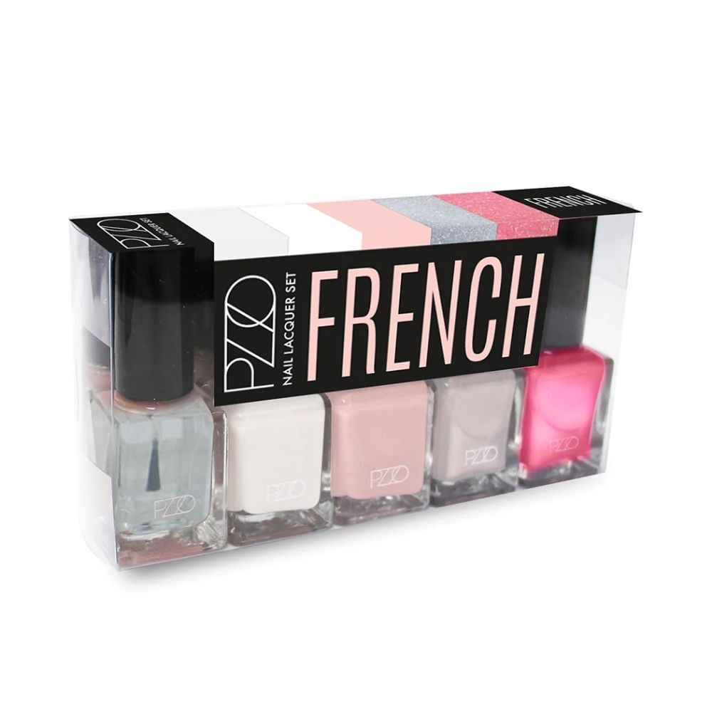 Set de 4 Esmaltes Nail Lacquer French Petrizzio