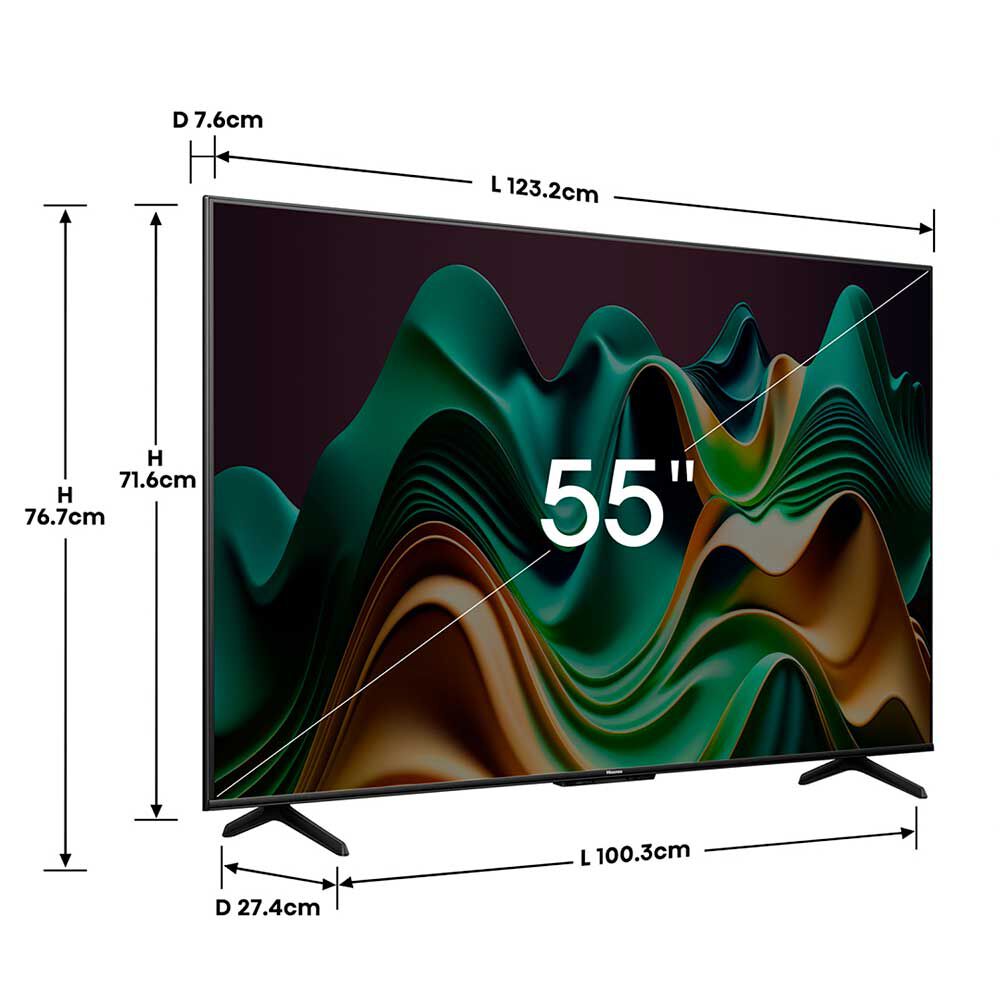 Mini LED 55" Hisense 55U6N Smart TV 4K UHD