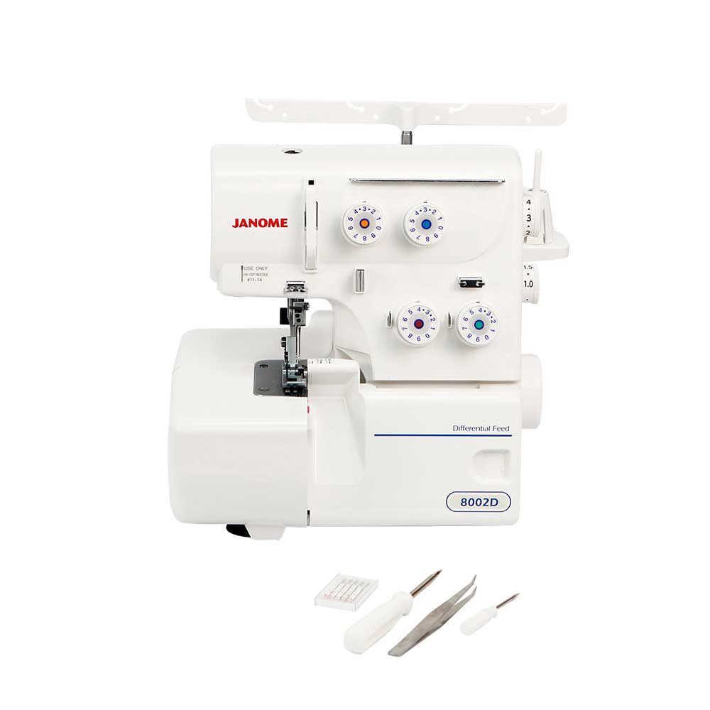 Combo Máquina de Coser Janome 1050DC + Overlock 8002D