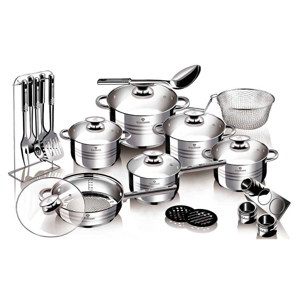 Batería de Cocina Blaumann 25 Piezas Metal