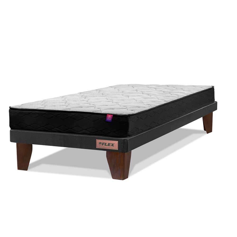 Cama Europea Flex 1,5 Plazas Flat Therapedic Plus