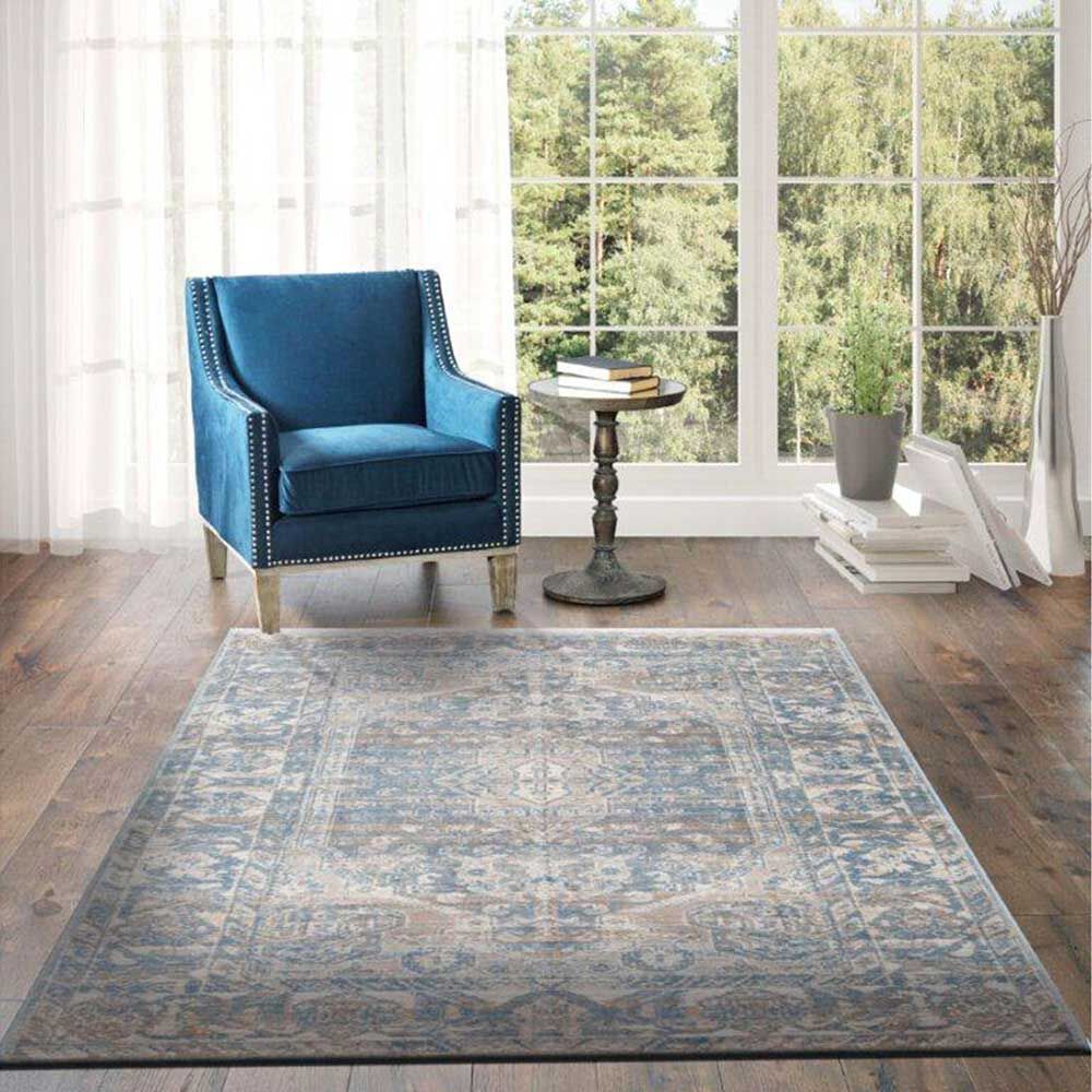 Alfombra Idetex Vintage Azul 195 x 285 cm