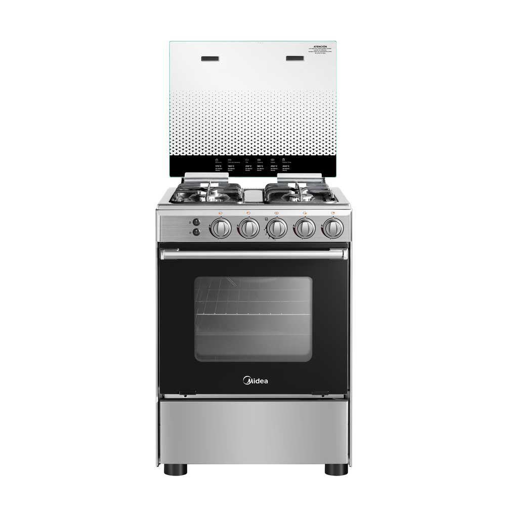 Cocina a Gas Midea MCG-4QSG24NS 4 Quemadores