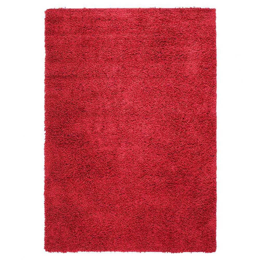 Alfombra Dib Shaggy Colors 150 x 200 cm Rojo