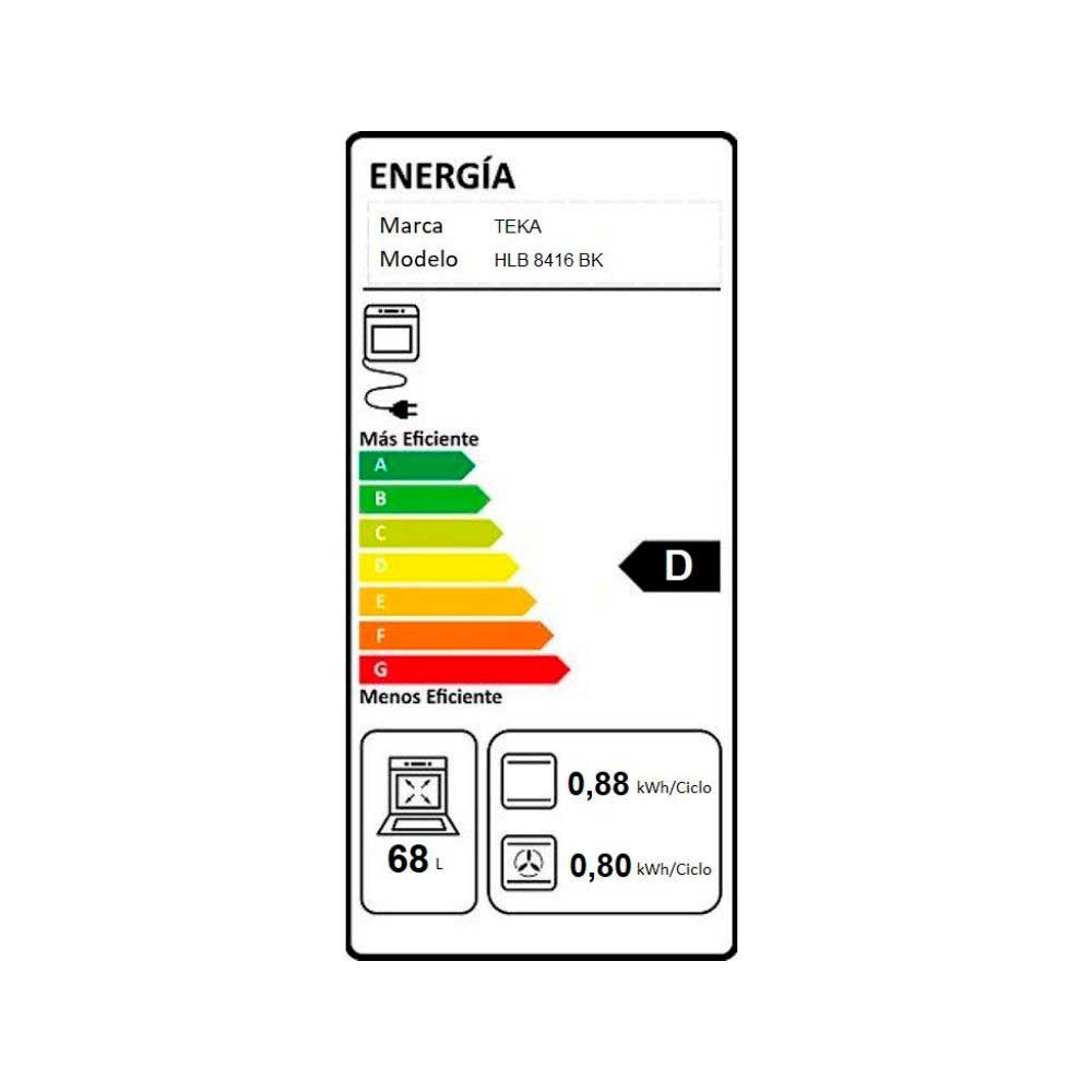 Horno Empotrable Eléctrico Teka HLB 8416 Airefry 68 lts.