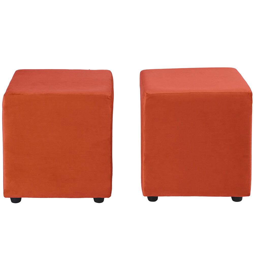 Set 2 Pouf Bodevir Cali Naranjo