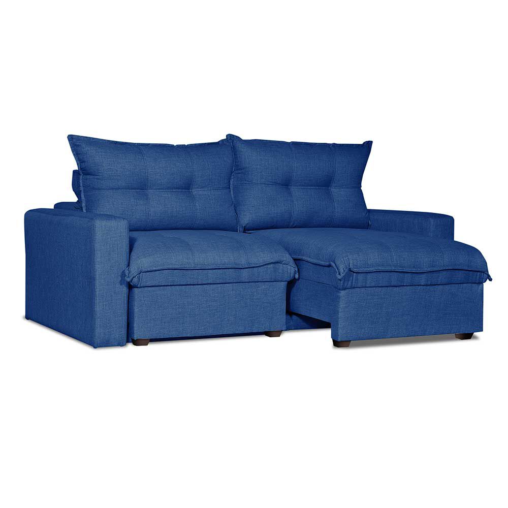 Sofá Cama Innovamuebles Magestic Córdoba 2 Cuerpos Azul