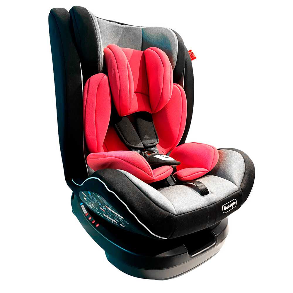 Silla Auto Multietapa Isofix 360° Fucsia Bebeglo