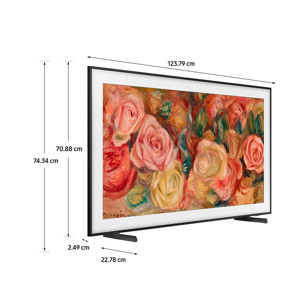 QLED 55" Samsung The Frame Smart TV 4K UHD 2024 + Marco Café