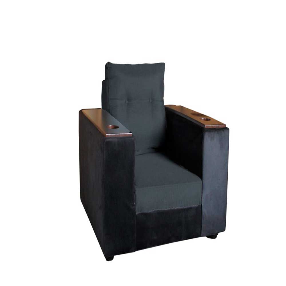 Juego de Living Diseño A&M Home Jocelyn Sofá 3 Cuerpos + 2 Sillones 1 Cuerpo Negro