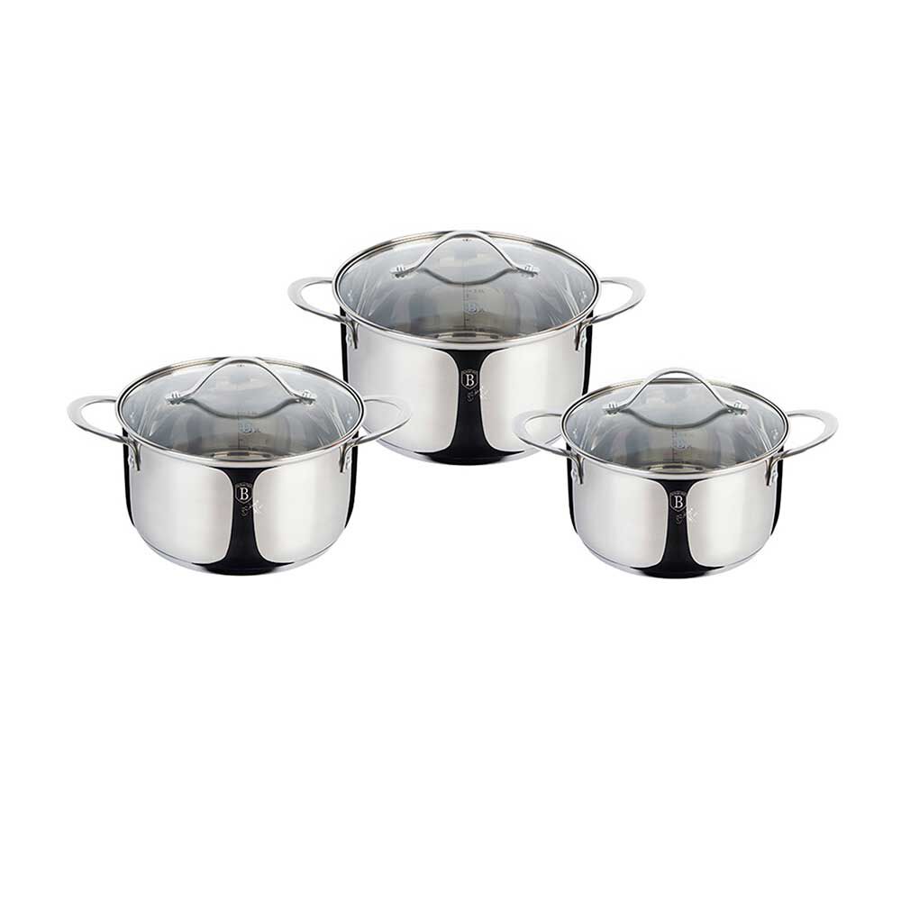 Batería de Cocina Berlinger Haus 6 Piezas Gris