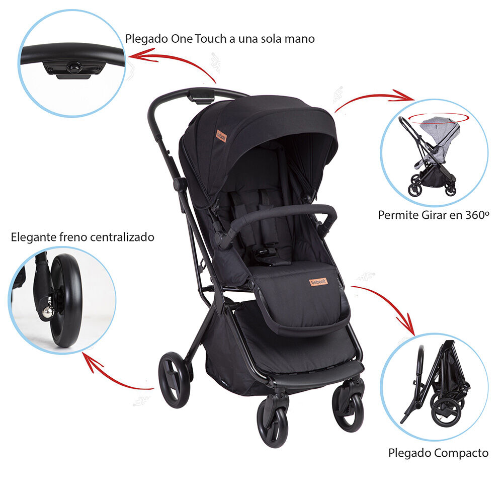 Coche Travel System 360 swift Blac