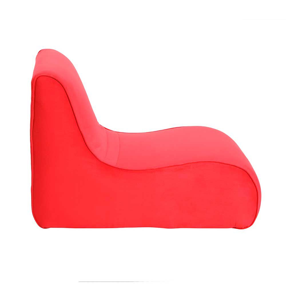 Sillón Bodevir Komodo Felpa 1 Cuerpo Rojo