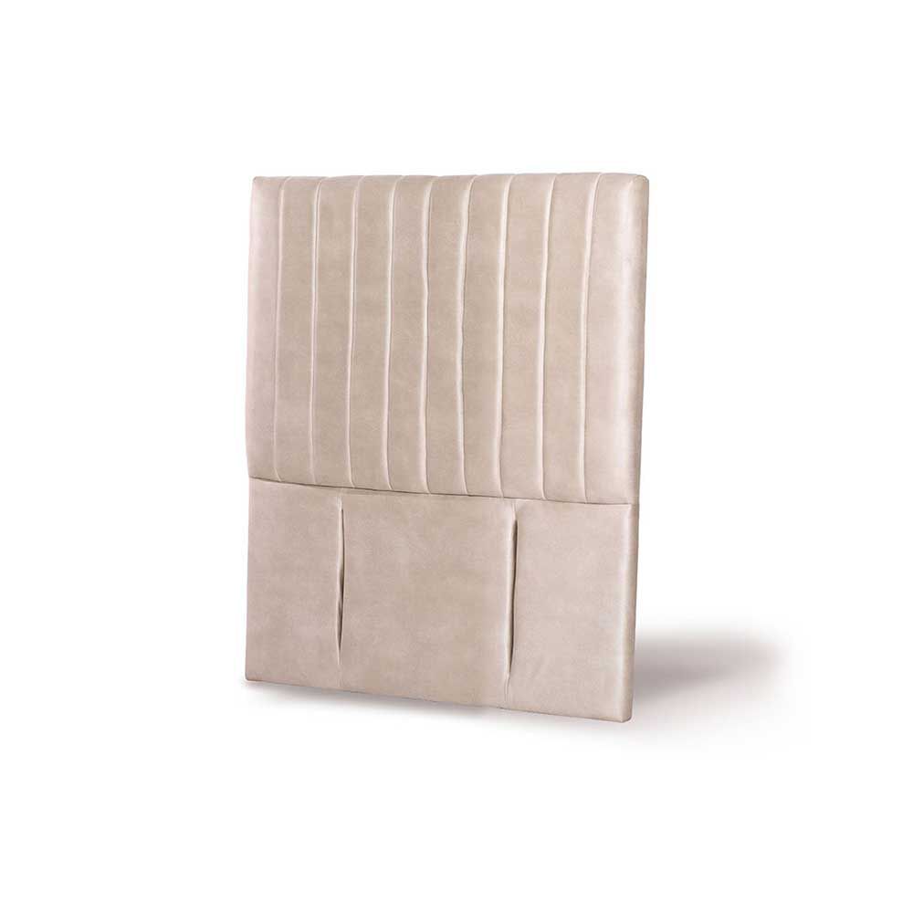 Respaldo Latam Home 1,5 Plazas Sorrento Cuero Beige