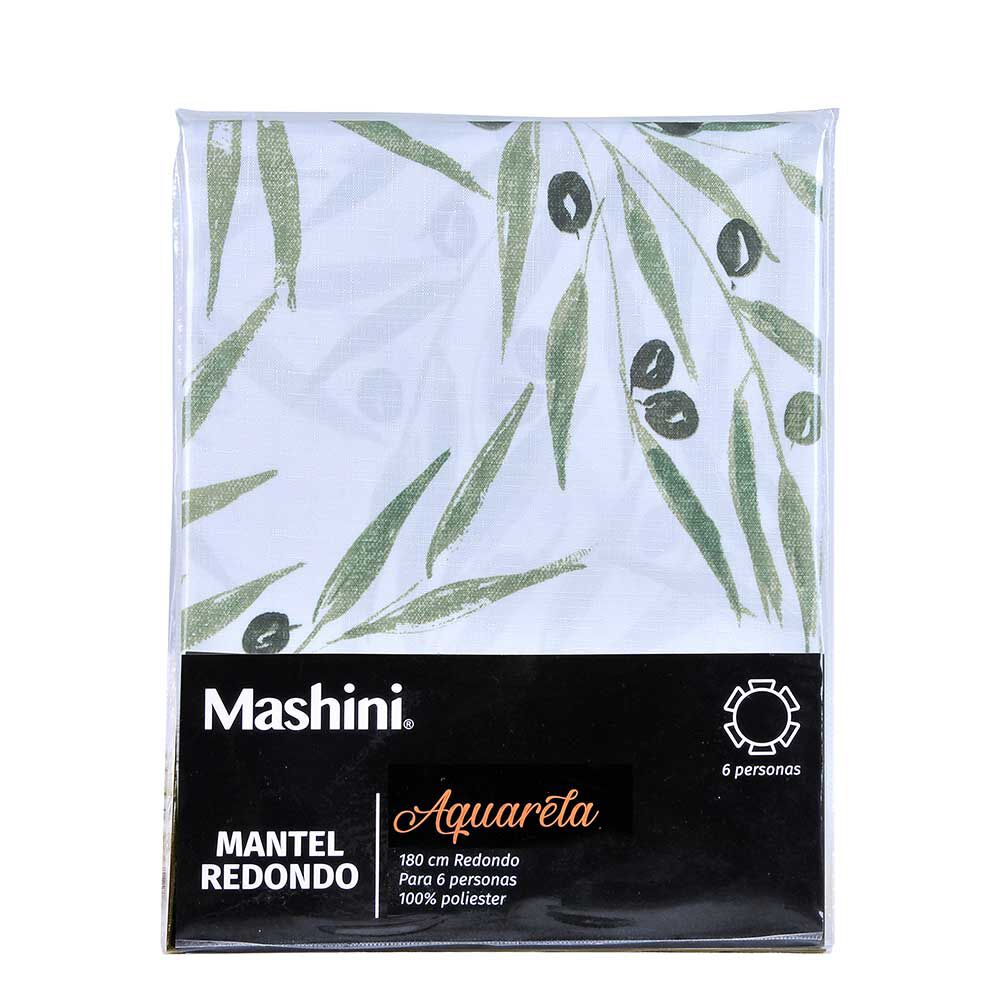 Mantel Redondo Mashini Berry 180 cm