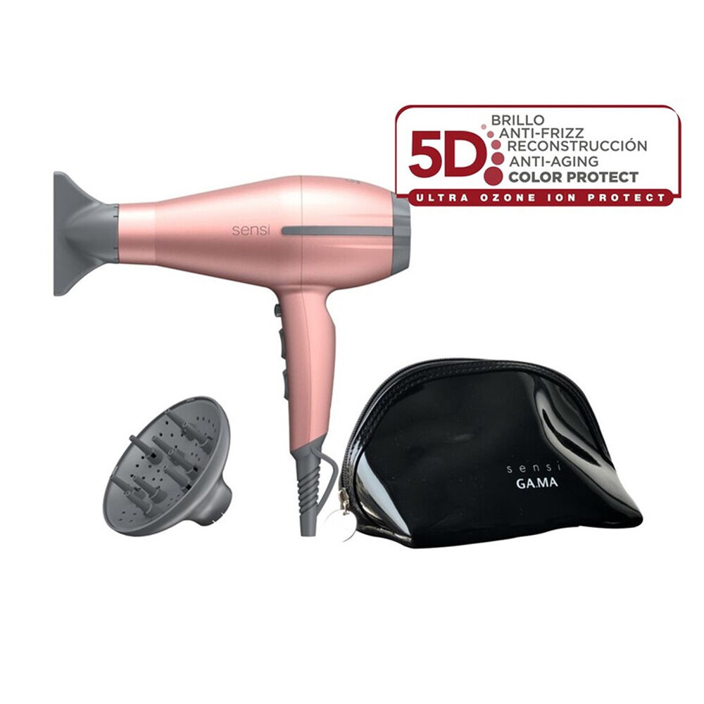 Secador de Pelo Gama Tempo Sensi 5D Rosa