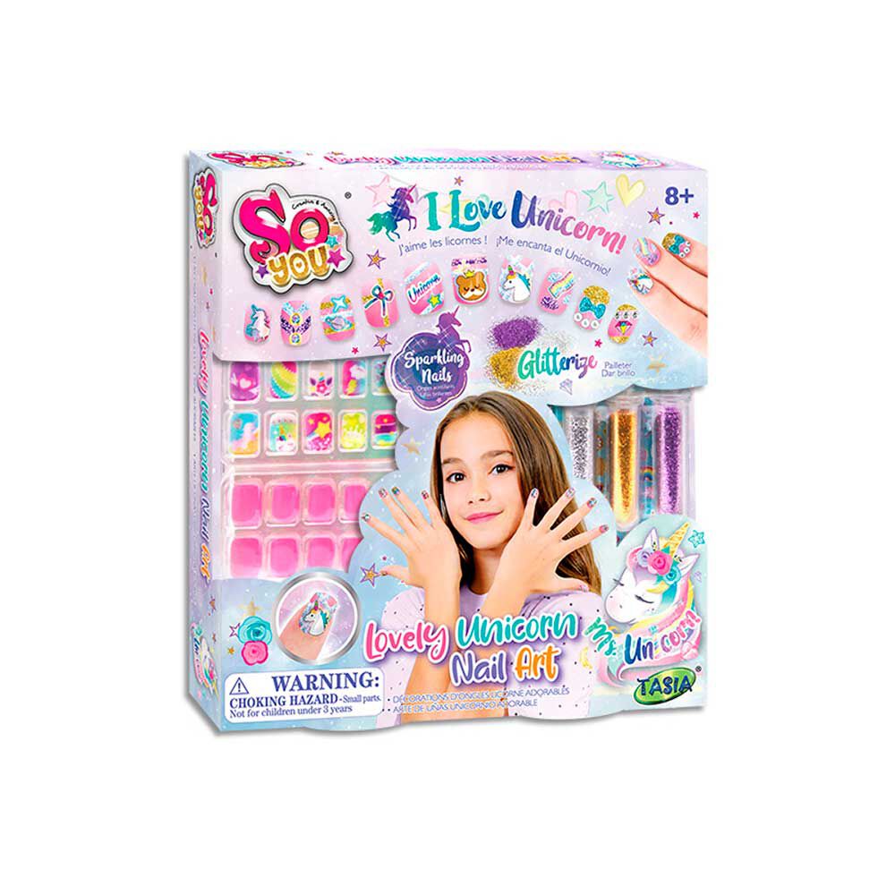 Decora tus Uñas Unicornio Tasia