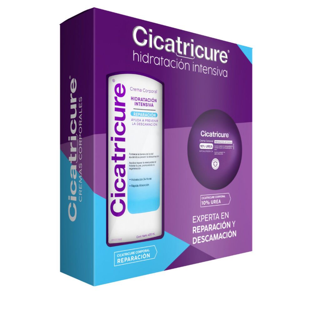 Pack Cicatricure Crema Corporal Hidratacion Intensiva  400 Ml + Cicatricure Urea 10% 250Gr