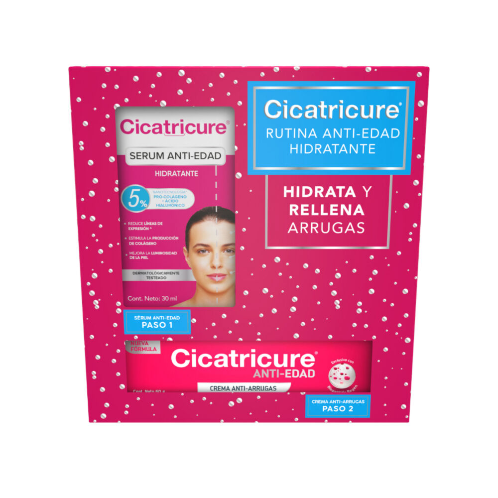 Pack Cicatricure Serum Anti Edad + Crema 30G