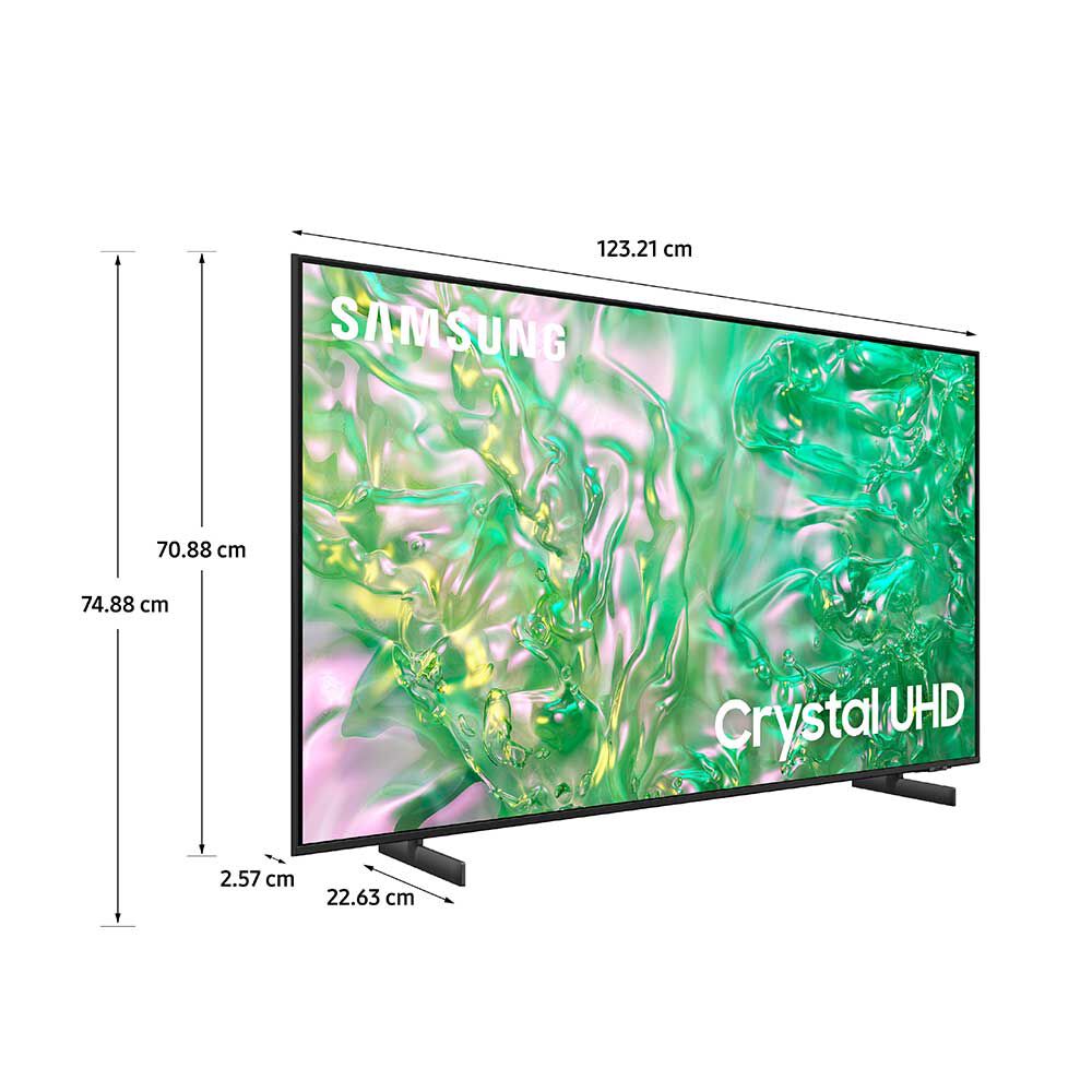 LED 55" Samsung Crystal DU8000 Smart TV 4K UHD 2024