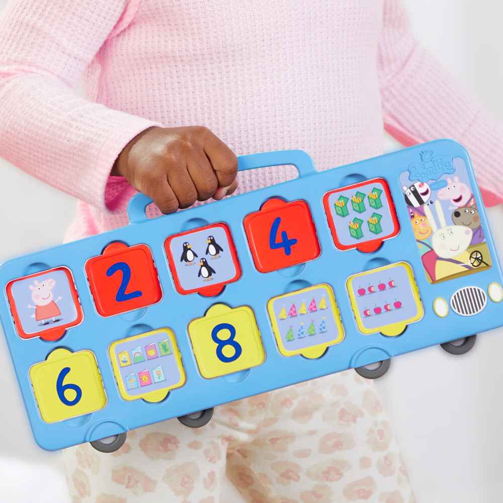 Juego de Aprendizaje Peppa Pig Autobús 1,2,3 Peppa