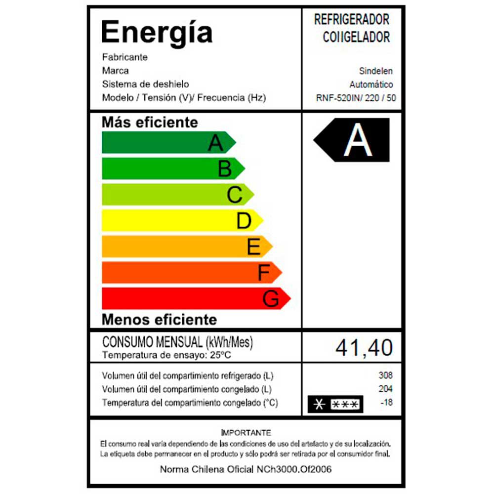 Refrigerador Side by Side Sindelen RNF-520IN 512 lts.