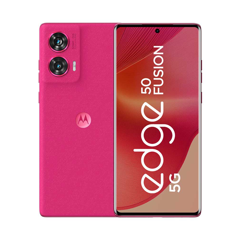 Celular Motorola Moto Edge 50 Fusion 256GB 6,7" Rosa Fragola Liberado