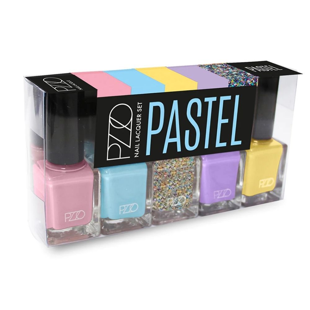 Set de 4 Esmaltes Nail Lacquer Pastel Petrizzio