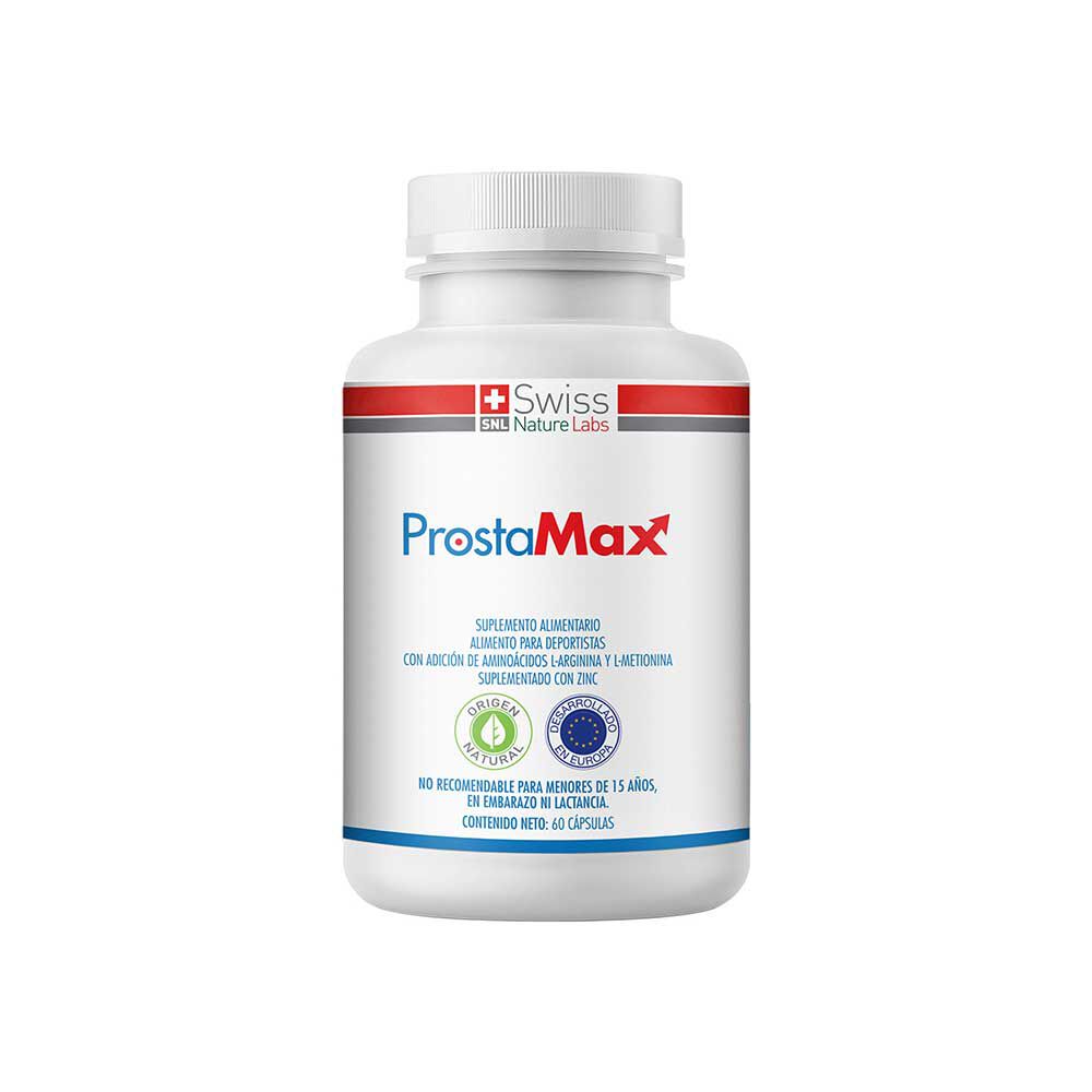 Prostamax Con Aminoacidos Bioactivos Y Minerales Un Mes Swiss Nature Labs