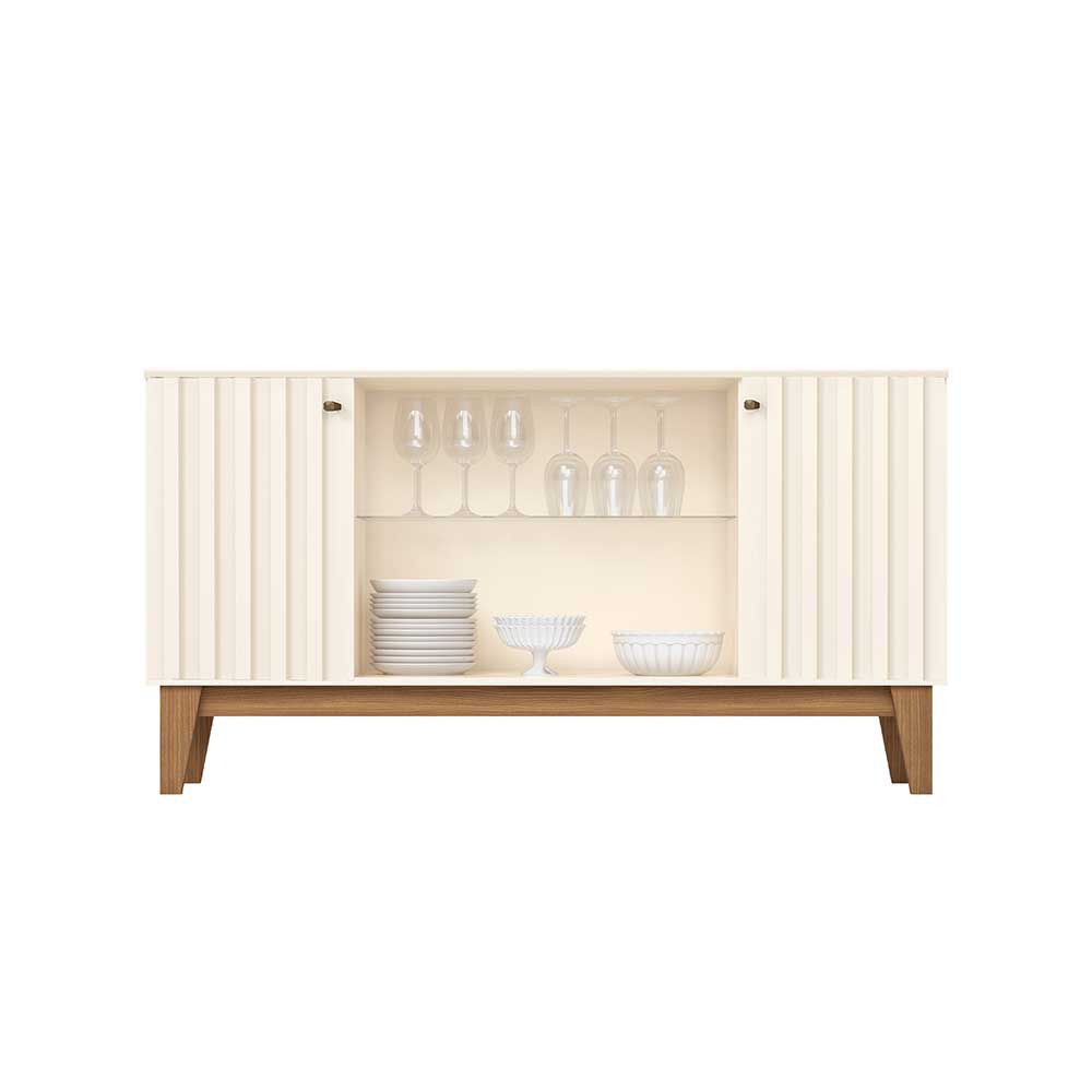 Buffet Home Mobili Eiffel 4 Puertas Blanco