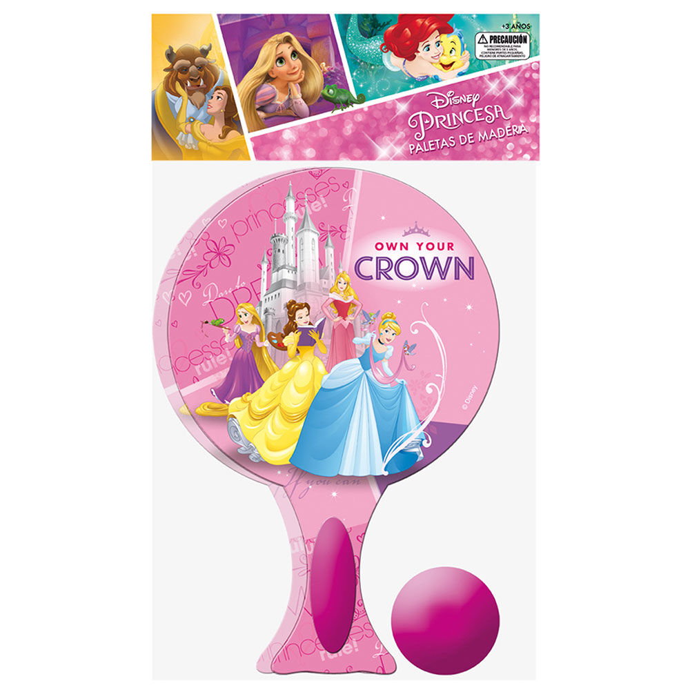 Set Deportivo Paleta De Madera Princesas Disney