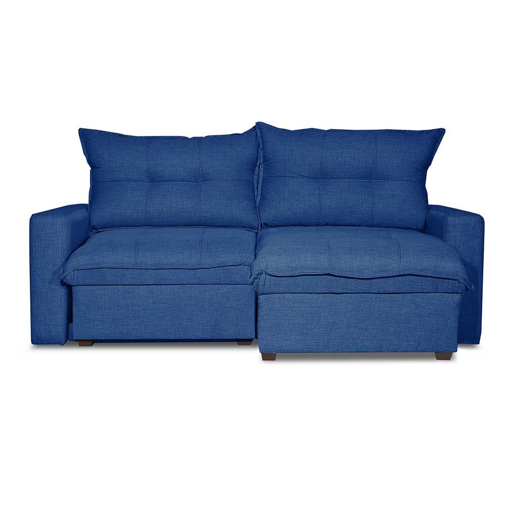 Sofá Cama Innovamuebles Magestic Córdoba 2 Cuerpos Azul