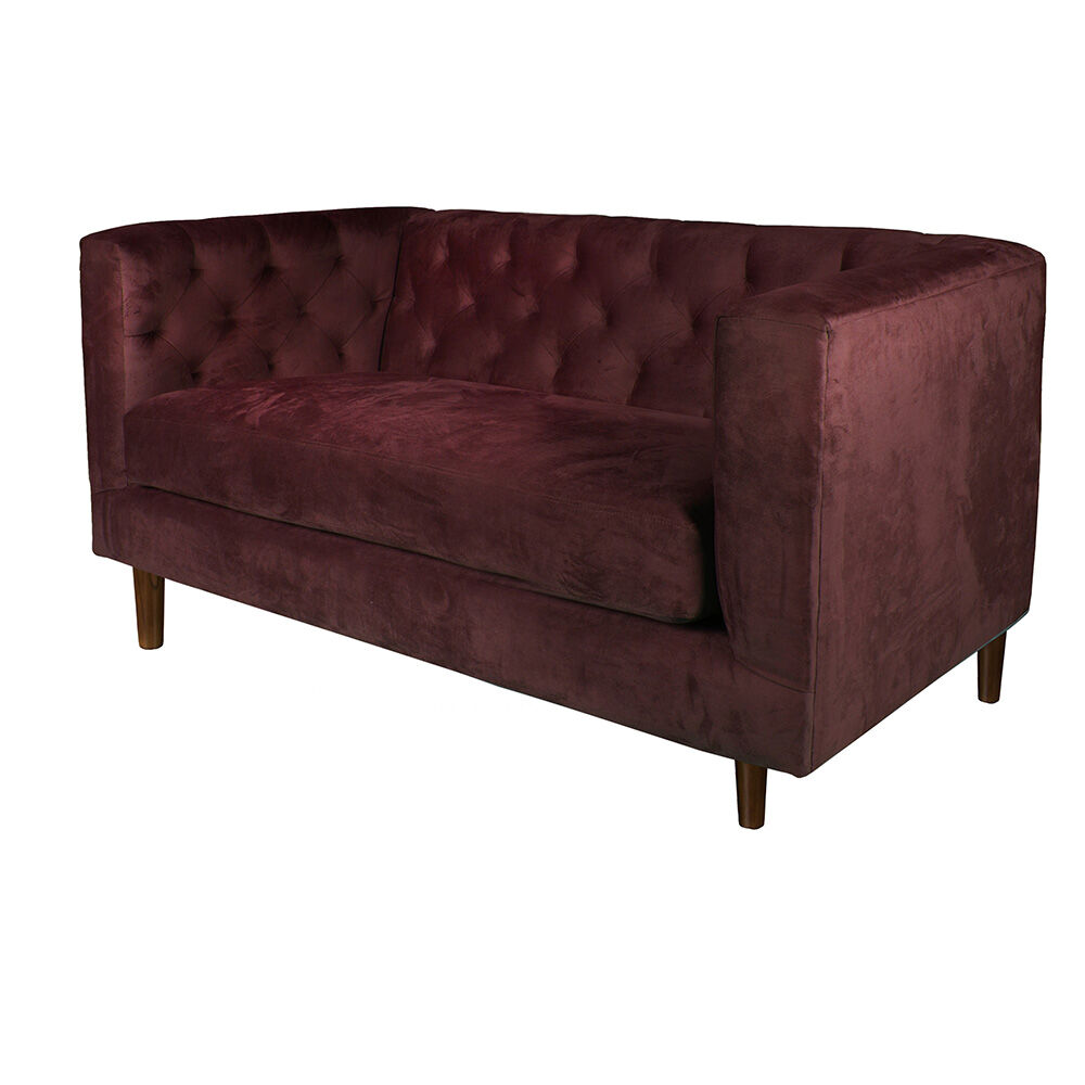 Sofá Tela Velvet Latam Home Brescia 2 Cuerpos