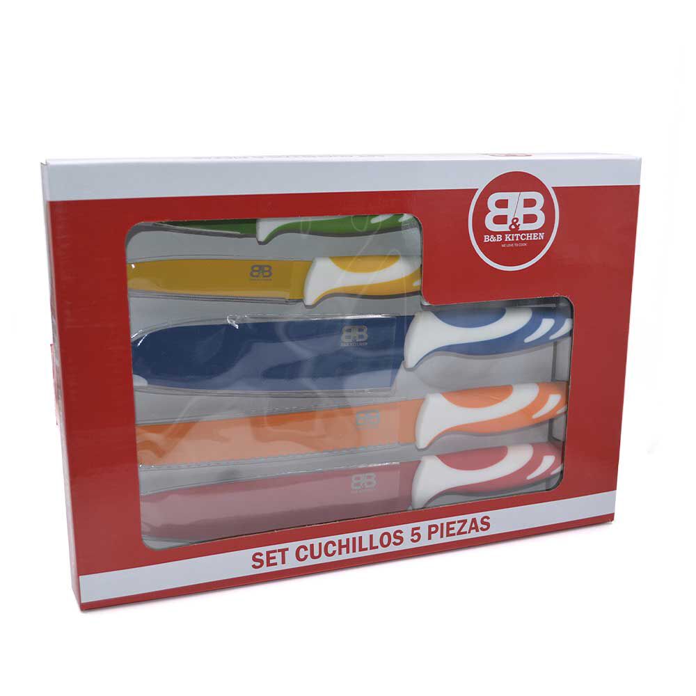 Set de Cuchillos BYB Kitchen 5 Piezas Multicolor