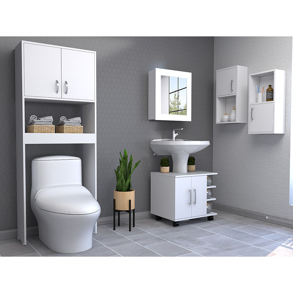 Botiquín + Optimizadores Lavamanos + Baño 63-A + Auxiliar X2 TuHome Big Bath