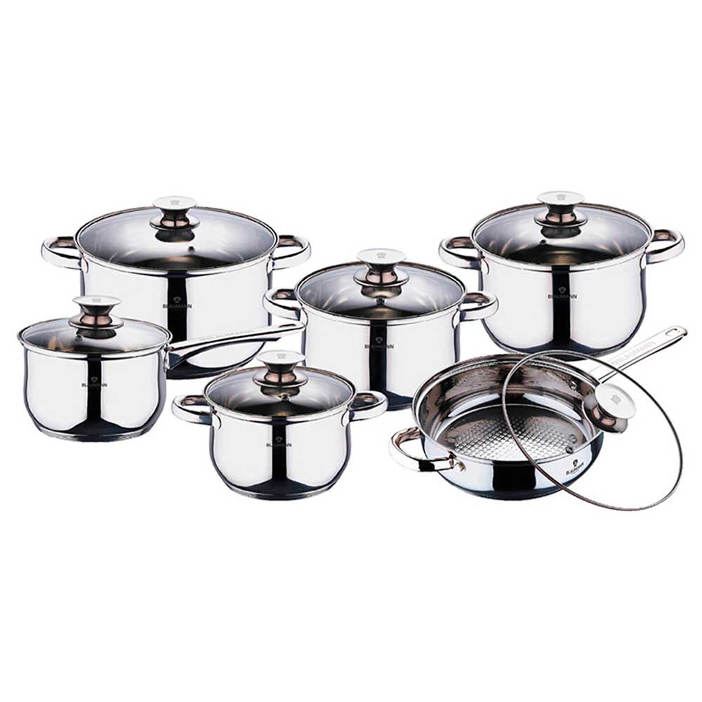 Batería de Cocina Blaumann 12 Piezas Metal