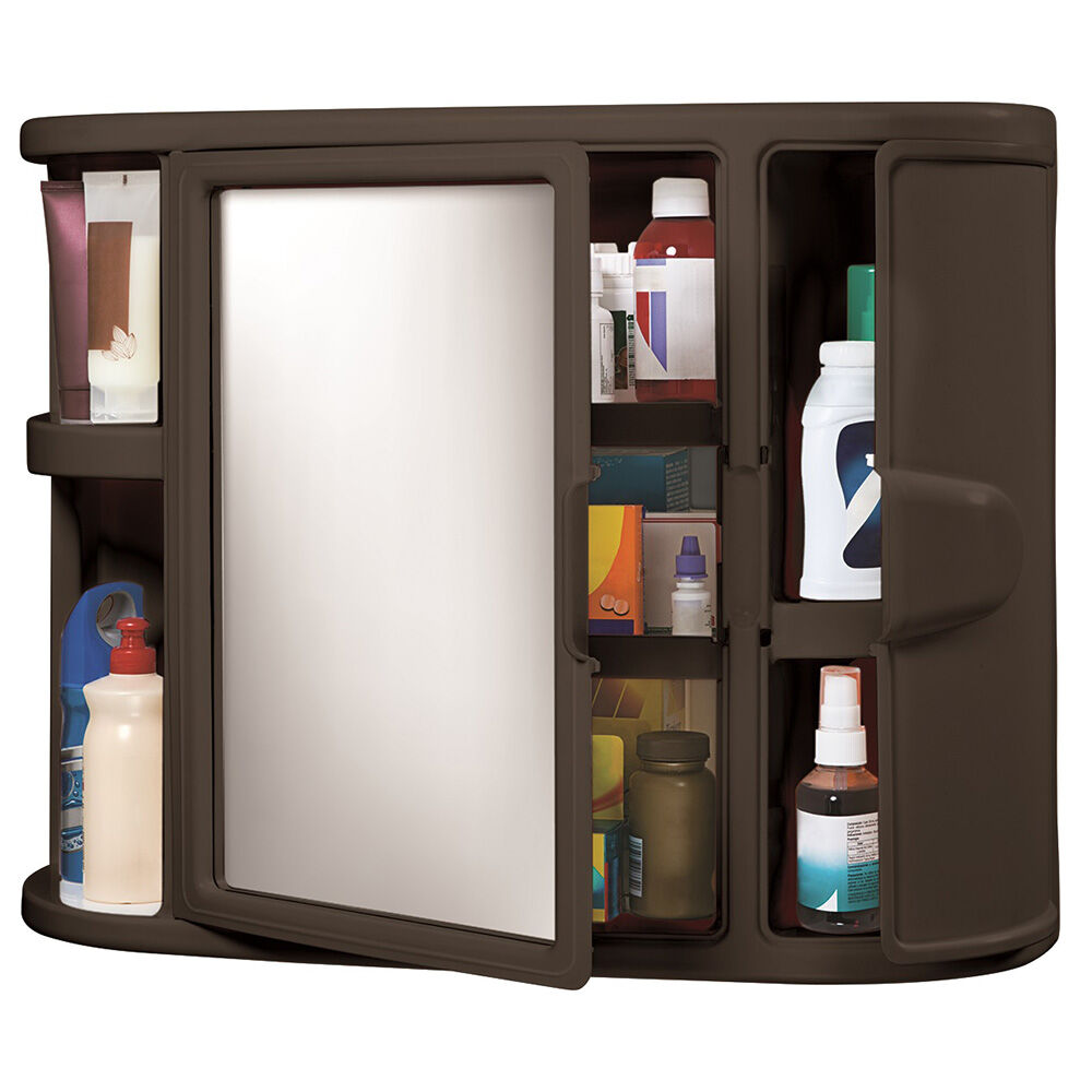 Gabinete Para Baño Rimax C/Espejo Wengue