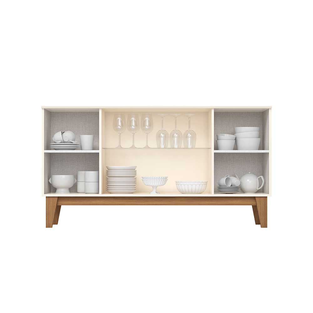 Buffet Home Mobili Eiffel 4 Puertas Blanco