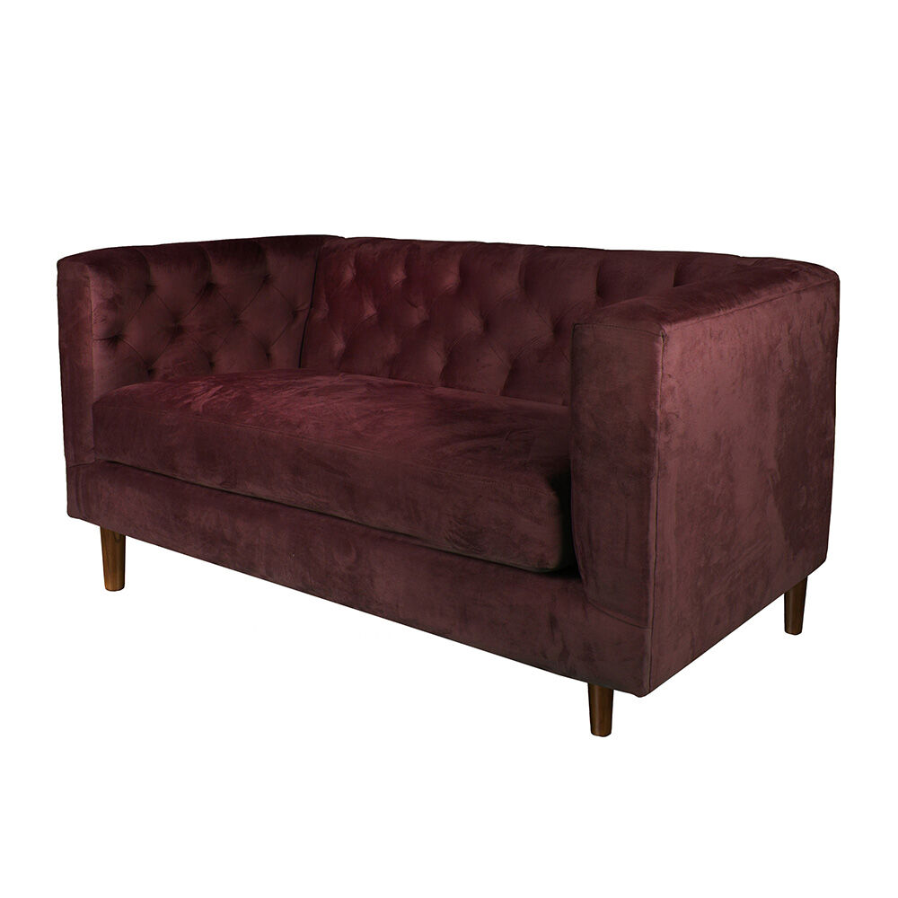 Sofá Tela Velvet Latam Home Brescia 2 Cuerpos